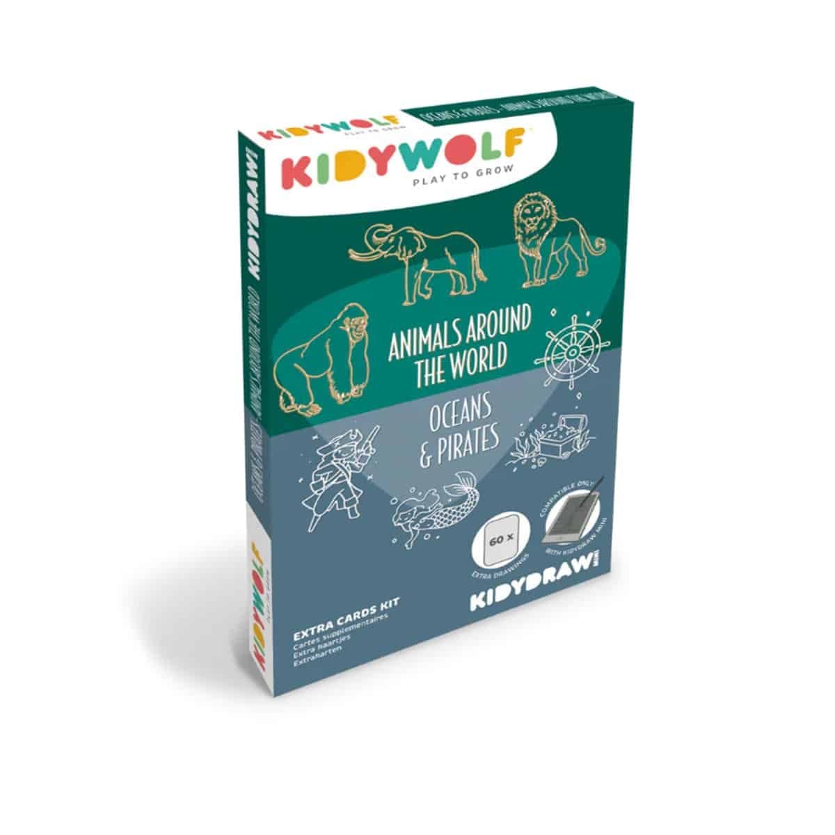 Recharges Kidydraw Mini - Animaux autour du monde & Océans et pirates