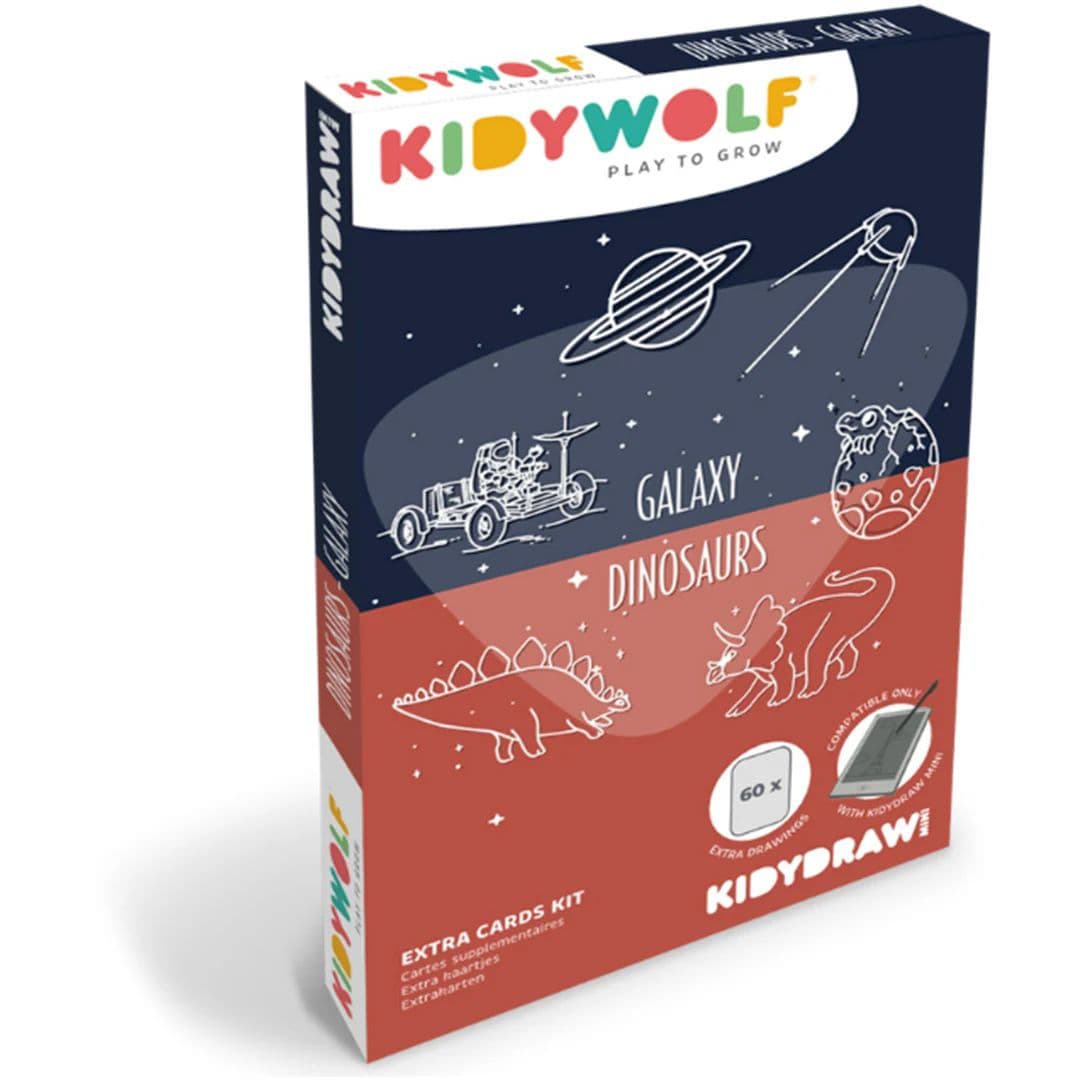 Recharges Kidydraw Mini - Galaxie & Dinosaures