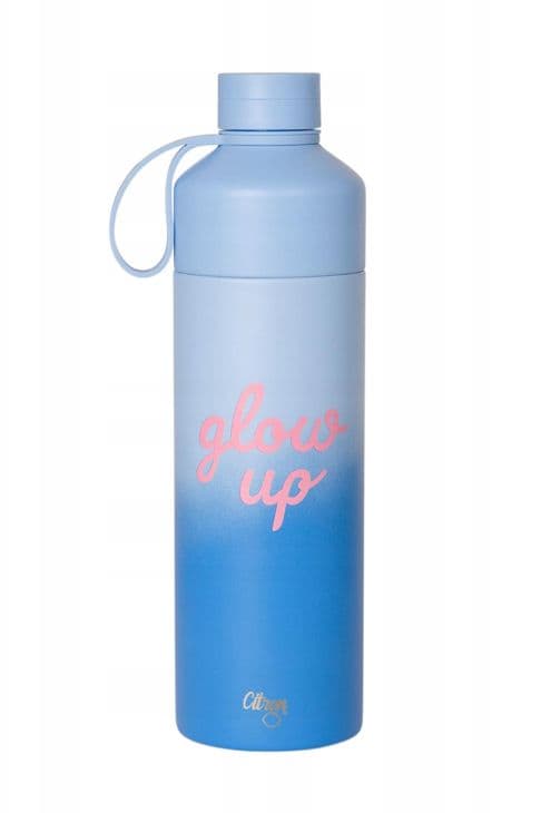 Gourde isotherme duo sip - Glow up bleu (750ml)
