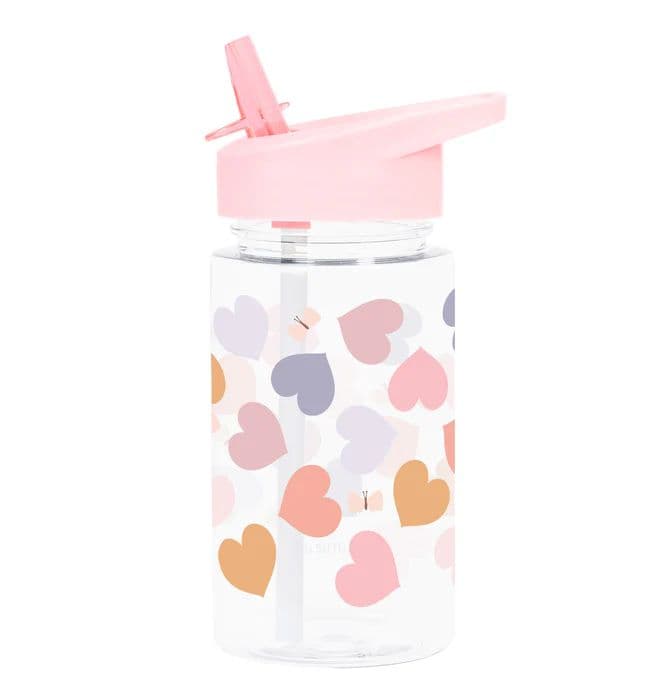 Gourde transparente - Coeurs
