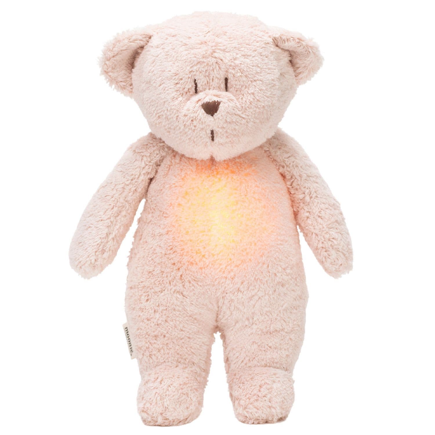 Moonie organic 2.0 - Veilleuse ours bruits blancs - Rose