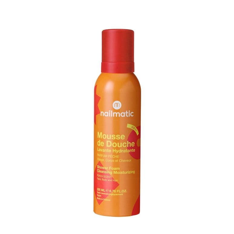 Mousse de douche lavante et hydratante Pêche - Visage, corps et cheveux