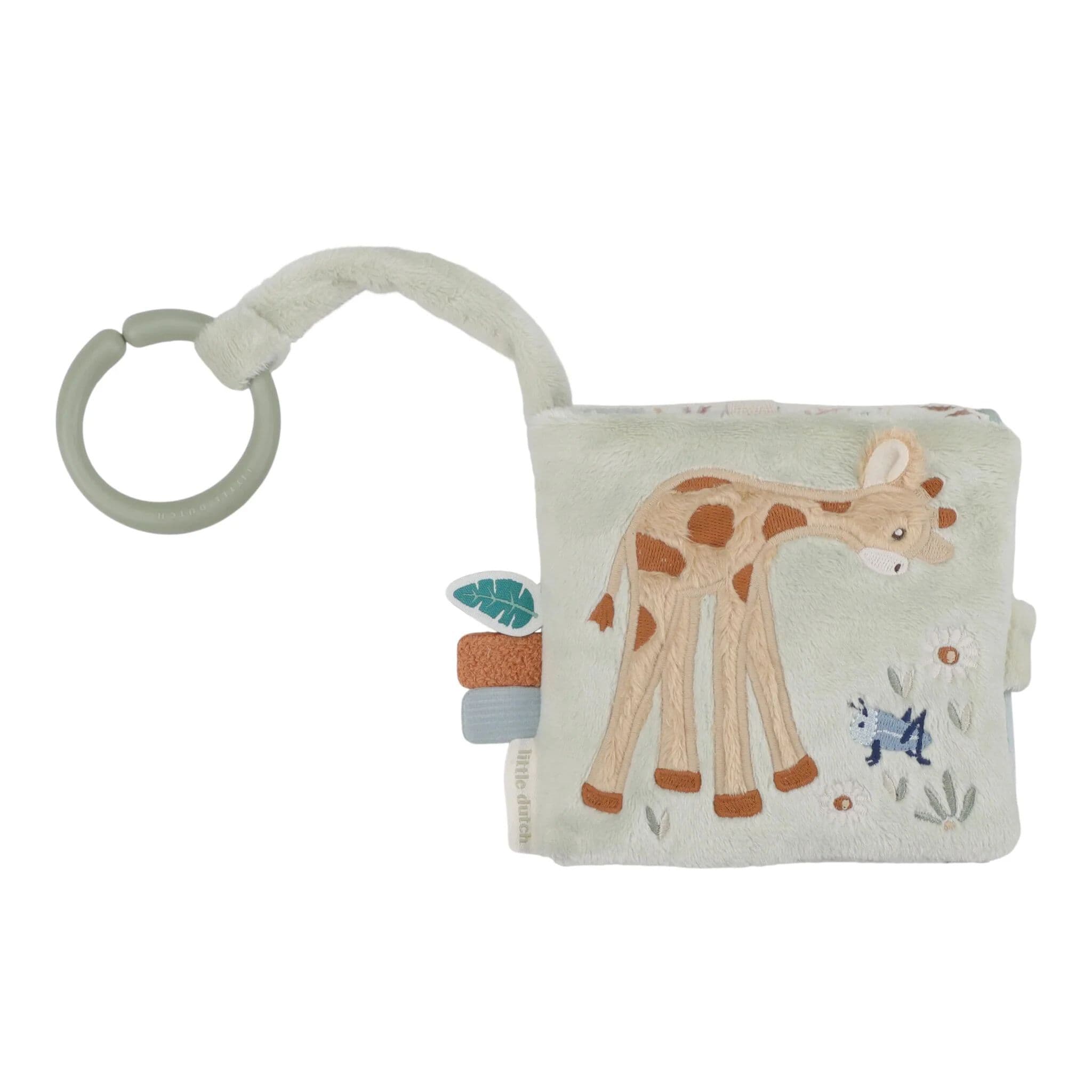 Livre en tissu pour poussette - Safari friends