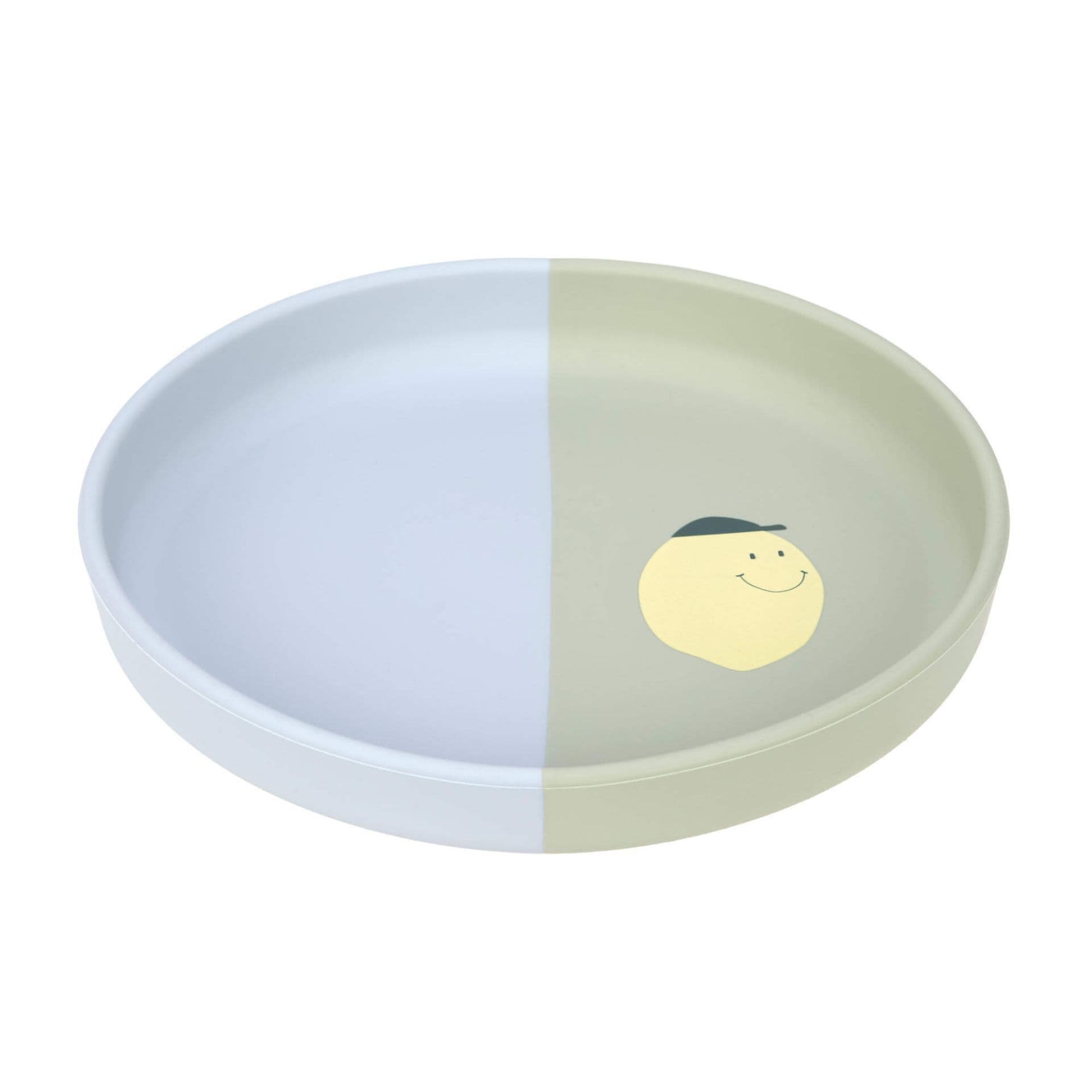 Assiette en silicone - Happy Fruits, citron